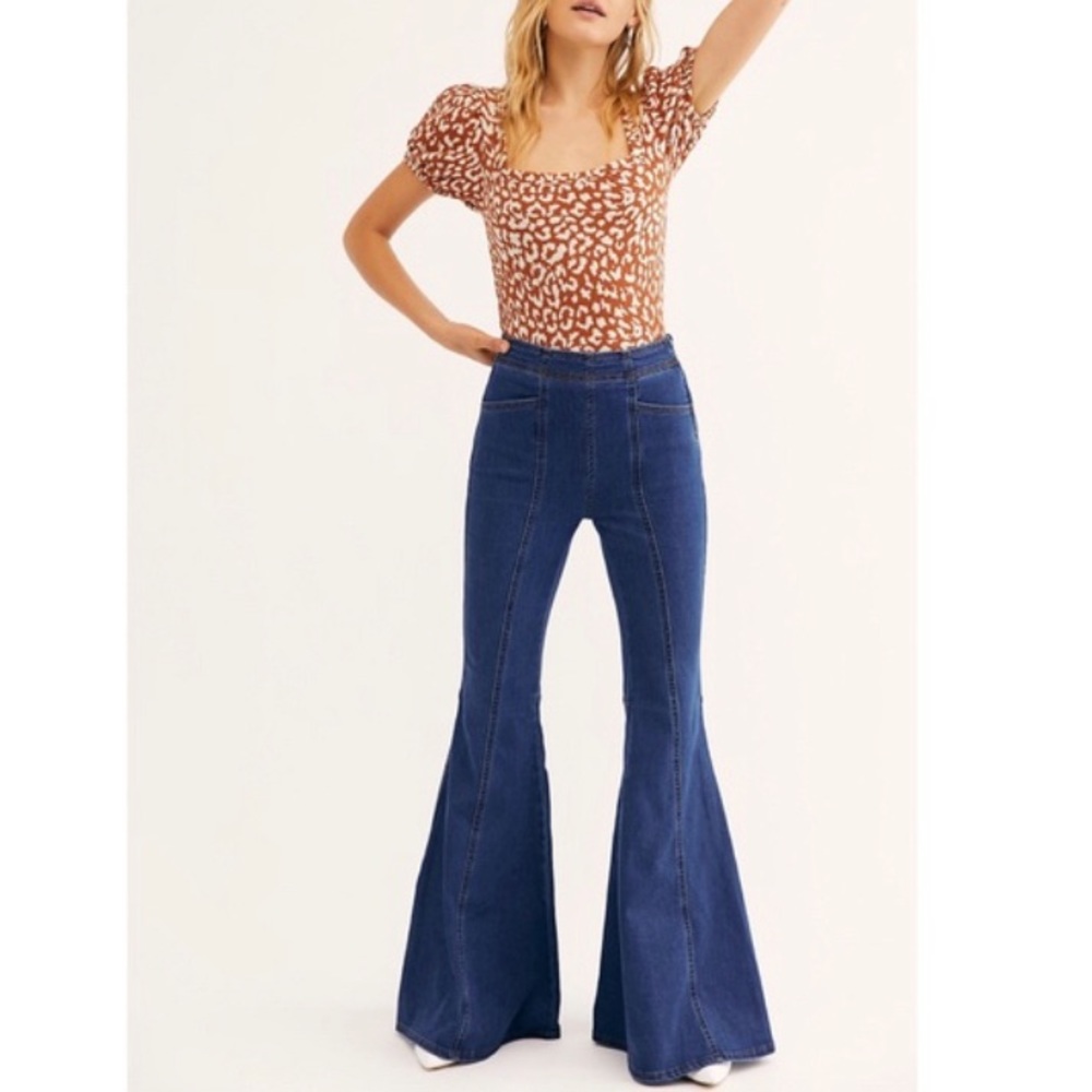 Free People | Know Me Better Flare Jeans | 29 - Picture 9 of 11